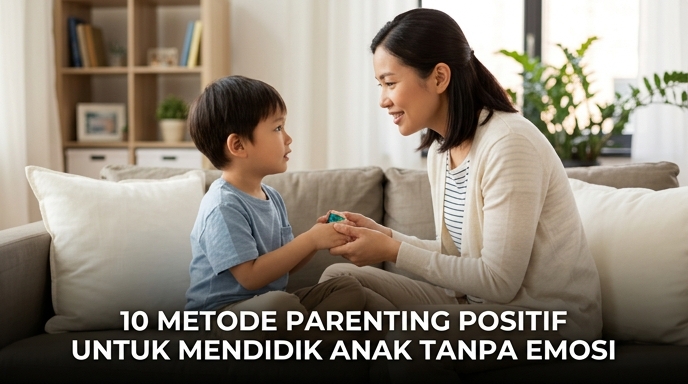 10 Metode Parenting Positif untuk Mendidik Anak Tanpa Emosi